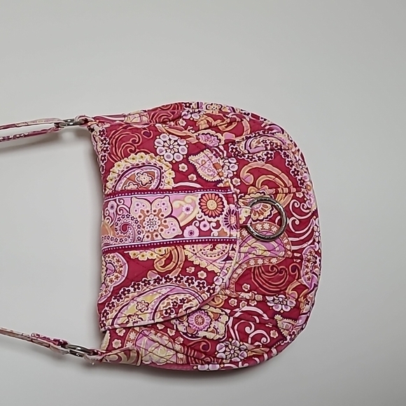 Vera Bradley pink paisley shoulder bag - Picture 2 of 9
